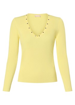 Liu Jo Collection Sweter damski Kobiety wiskoza żółty jednolity ze sklepu vangraaf w kategorii Swetry damskie - zdjęcie 169530092