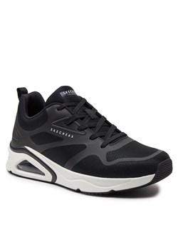 Sneakersy Skechers Tres-Air Uno-Revolution-Airy 183070/BLK Black ze sklepu eobuwie.pl w kategorii Buty sportowe męskie - zdjęcie 169530174