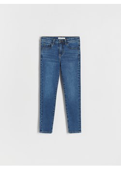 Reserved - Jeansy slim - granatowy ze sklepu Reserved w kategorii Spodnie dziewczęce - zdjęcie 169531704