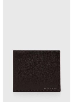Barbour portfel skórzany męski kolor brązowy MLG0007 ze sklepu ANSWEAR.com w kategorii Portfele męskie - zdjęcie 169532422