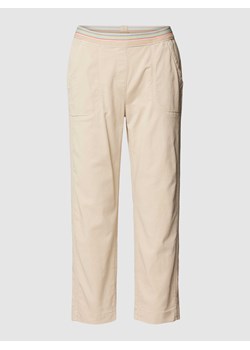 Spodnie sportowe o skróconym kroju regular fit model ‘SUE’ ze sklepu Peek&Cloppenburg  w kategorii Spodnie damskie - zdjęcie 169533862