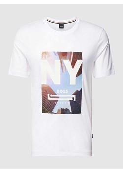 T-shirt z nadrukiem z logo model ‘Tiburt’ ze sklepu Peek&Cloppenburg  w kategorii T-shirty męskie - zdjęcie 169533881