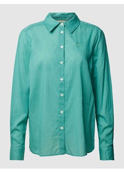 Bluzka koszulowa z wyhaftowanym motywem model ‘VINA’ ze sklepu Peek&Cloppenburg  w kategorii Koszule damskie - zdjęcie 169534024