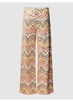 Spodnie ze wzorem na całej powierzchni model ‘KIMBERLY’ ze sklepu Peek&Cloppenburg  w kategorii Spodnie damskie - zdjęcie 169534143