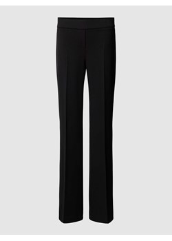 Spodnie z zakładkami w pasie o rozkloszowanym kroju z mieszanki wiskozy model ‘NANOU’ ze sklepu Peek&Cloppenburg  w kategorii Spodnie damskie - zdjęcie 169534152