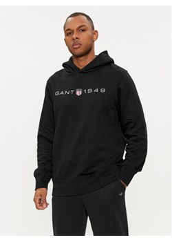 Gant Bluza Graphic 2003244 Czarny Regular Fit ze sklepu MODIVO w kategorii Bluzy męskie - zdjęcie 169536490