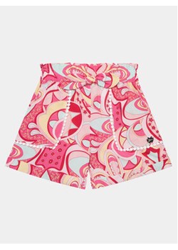 Guess Szorty materiałowe J4GD03 WG5S2 Różowy Regular Fit ze sklepu MODIVO w kategorii Spodenki dziewczęce - zdjęcie 169536713