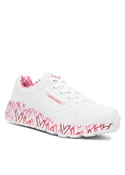 Sneakersy Skechers 314976L WRPK Biały ze sklepu eobuwie.pl w kategorii Buty sportowe dziecięce - zdjęcie 169538704