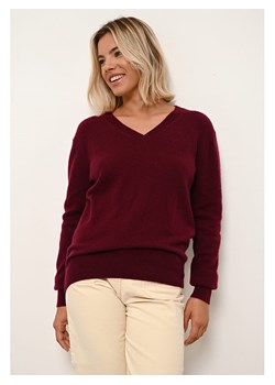 Just Cashmere Kaszmirowy sweter &quot;Nora&quot; w kolorze bordowym ze sklepu Limango Polska w kategorii Swetry damskie - zdjęcie 169541120