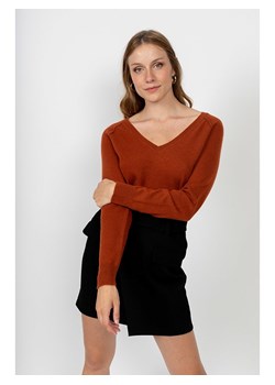 Perfect Cashmere Kaszmirowy sweter w kolorze ceglanym ze sklepu Limango Polska w kategorii Swetry damskie - zdjęcie 169541144