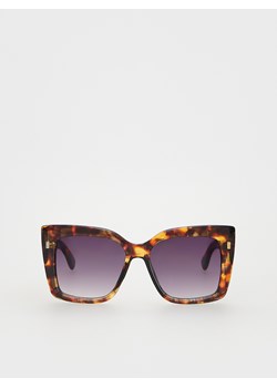 Reserved - Okulary przeciwsłoneczne - brązowy ze sklepu Reserved w kategorii Okulary przeciwsłoneczne damskie - zdjęcie 169542653