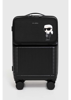 Karl Lagerfeld walizka kolor czarny ze sklepu ANSWEAR.com w kategorii Walizki - zdjęcie 169544203