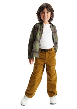 Levi&apos;s Kids Spodnie sztruksowe w kolorze khaki ze sklepu Limango Polska w kategorii Spodnie chłopięce - zdjęcie 169553942
