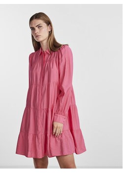 YAS Sukienka koszulowa Pala 26030720 Różowy Loose Fit ze sklepu MODIVO w kategorii Sukienki - zdjęcie 169555094