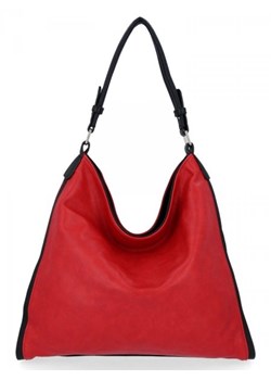 Duże Torebki Damskie Na Co Dzień firmy Hernan Czerwone (kolory) ze sklepu torbs.pl w kategorii Torby Shopper bag - zdjęcie 169555374