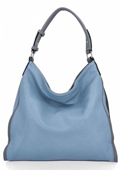 Torebki Damskie Na Co Dzień XL firmy Hernan Błękitne (kolory) ze sklepu torbs.pl w kategorii Torby Shopper bag - zdjęcie 169555380