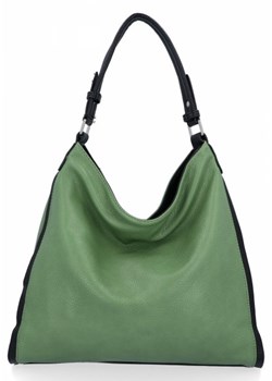 Torebka Damska Na Co Dzień XL firmy Hernan Jasno Zielona (kolory) ze sklepu torbs.pl w kategorii Torby Shopper bag - zdjęcie 169555383