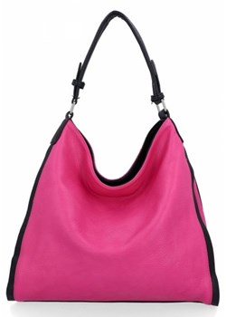 Torebki Damskie Na Co Dzień XL firmy Hernan Fuksjowe (kolory) ze sklepu torbs.pl w kategorii Torby Shopper bag - zdjęcie 169555570