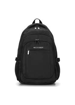 Męski plecak na laptopa 15,6” klasyczny czarny ze sklepu WITTCHEN w kategorii Plecaki - zdjęcie 169556372