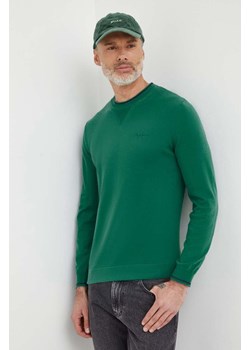 Pepe Jeans sweter bawełniany Mike kolor zielony lekki ze sklepu ANSWEAR.com w kategorii Swetry męskie - zdjęcie 169556754