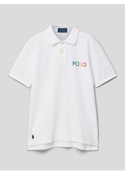Koszulka polo z wyhaftowanym logo ze sklepu Peek&Cloppenburg  w kategorii T-shirty chłopięce - zdjęcie 169557573