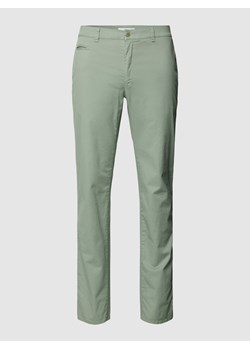 Spodnie materiałowe o kroju regular fit z lamowaną kieszenią model ‘FABIO’ ze sklepu Peek&Cloppenburg  w kategorii Spodnie męskie - zdjęcie 169557660
