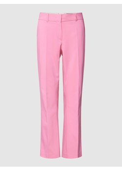 Spodnie materiałowe o kroju regular fit z kantami ze sklepu Peek&Cloppenburg  w kategorii Spodnie damskie - zdjęcie 169557831