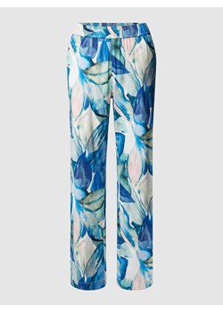 Spodnie materiałowe z prostą nogawką i kwiatowym wzorem ‘Summer’ ze sklepu Peek&Cloppenburg  w kategorii Spodnie damskie - zdjęcie 169557881