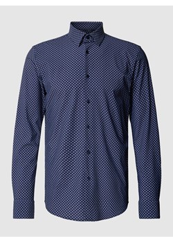 Koszula biznesowa o kroju slim fit z kołnierzykiem typu kent ze sklepu Peek&Cloppenburg  w kategorii Koszule męskie - zdjęcie 169557890