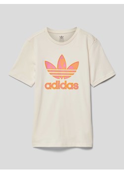 T-shirt z nadrukiem z logo ze sklepu Peek&Cloppenburg  w kategorii T-shirty chłopięce - zdjęcie 169558050