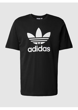 T-shirt z nadrukiem z logo model ‘TREFOIL’ ze sklepu Peek&Cloppenburg  w kategorii T-shirty męskie - zdjęcie 169558221