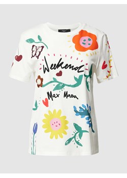 T-shirt ze wzorem na całej powierzchni model ‘CINEMA’ ze sklepu Peek&Cloppenburg  w kategorii Bluzki damskie - zdjęcie 169558252