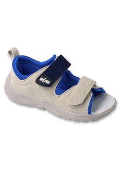 Befado obuwie dziecięce popiel/niebieski 721P005 wielokolorowe ze sklepu ButyModne.pl w kategorii Kapcie dziecięce - zdjęcie 169561191