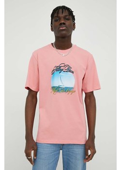 Filling Pieces t-shirt bawełniany kolor różowy ze sklepu PRM w kategorii Bluzki damskie - zdjęcie 169564503