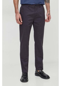 Barbour spodnie męskie kolor granatowy proste ze sklepu PRM w kategorii Spodnie męskie - zdjęcie 169564643