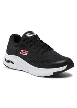 Skechers Sneakersy Arch Fit 232040/BKRD Czarny ze sklepu MODIVO w kategorii Buty sportowe męskie - zdjęcie 169565911