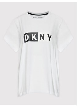 DKNY Sport T-Shirt DPPT5894 Biały Regular Fit ze sklepu MODIVO w kategorii Bluzki damskie - zdjęcie 169565942