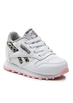 Sneakersy Reebok Classic Leather GV8637 Biały ze sklepu eobuwie.pl w kategorii Buty sportowe dziecięce - zdjęcie 169566401