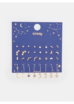 Sinsay - Kolczyki 16 pack - złoty ze sklepu Sinsay w kategorii Kolczyki - zdjęcie 169567281