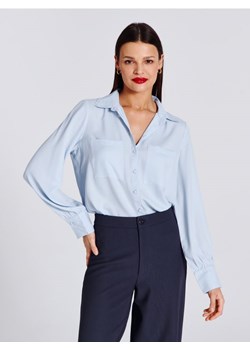 Sinsay - Koszula z kieszeniami - błękitny ze sklepu Sinsay w kategorii Koszule damskie - zdjęcie 169567321