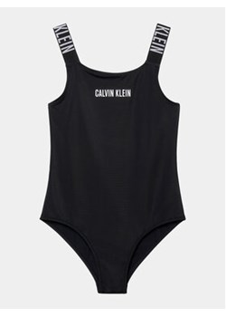 Calvin Klein Swimwear Strój kąpielowy KY0KY00057 Czarny ze sklepu MODIVO w kategorii Stroje kąpielowe - zdjęcie 169570151