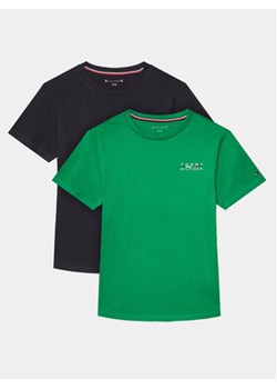Tommy Hilfiger Komplet 2 t-shirtów UK0UK00057 Kolorowy Regular Fit ze sklepu MODIVO w kategorii T-shirty chłopięce - zdjęcie 169570170