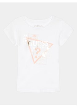 Guess T-Shirt K4GI00 K6YW4 Biały Regular Fit ze sklepu MODIVO w kategorii Bluzki dziewczęce - zdjęcie 169570184