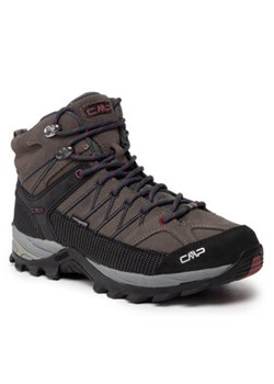 CMP Trekkingi Rigel Mid Trekking Shoe Wp 3Q12947 Szary ze sklepu MODIVO w kategorii Buty trekkingowe męskie - zdjęcie 169570334