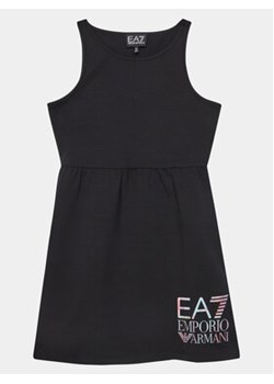 EA7 Emporio Armani Sukienka letnia 3DFA54 FJ4SZ 1200 Czarny Regular Fit ze sklepu MODIVO w kategorii Sukienki dziewczęce - zdjęcie 169570342