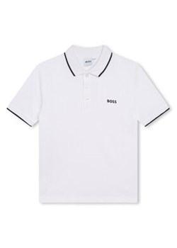 Boss Polo J25P26 M Biały Regular Fit ze sklepu MODIVO w kategorii T-shirty chłopięce - zdjęcie 169570532