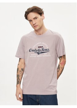 Only & Sons T-Shirt Lenny 22028593 Fioletowy Regular Fit ze sklepu MODIVO w kategorii T-shirty męskie - zdjęcie 169570640