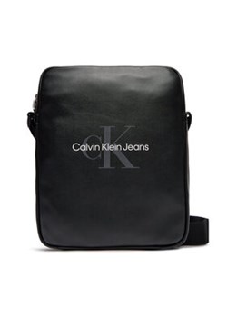 Calvin Klein Jeans Saszetka Monogram Soft K50K512447 Czarny ze sklepu MODIVO w kategorii Torby męskie - zdjęcie 169570710