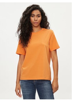 Pieces T-Shirt Ria 17086970 Pomarańczowy Regular Fit ze sklepu MODIVO w kategorii Bluzki damskie - zdjęcie 169570783