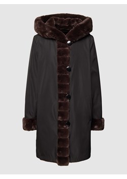 Krótki płaszcz z funkcją dwustronną ze sklepu Peek&Cloppenburg  w kategorii Płaszcze damskie - zdjęcie 169576631